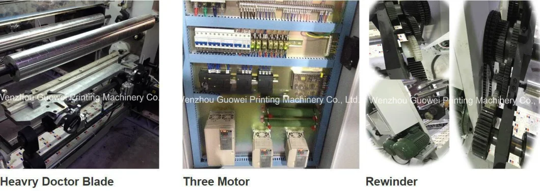 Gwasy-B1 8 Color Gravure Printing Machine for Film Rotogravure Printing Machine with 160m/Min