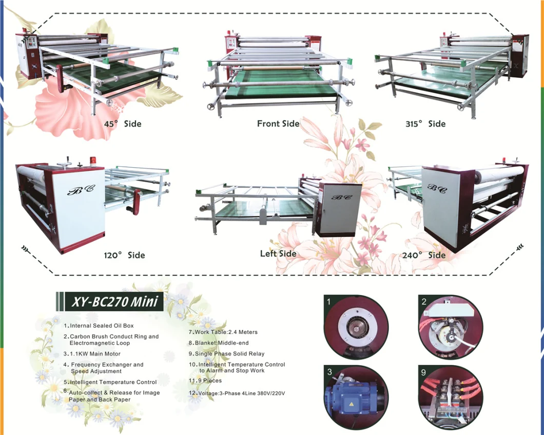 Digital Mini Rotary Fabric Printing Heat Press Roller Sublimation Printing Machine