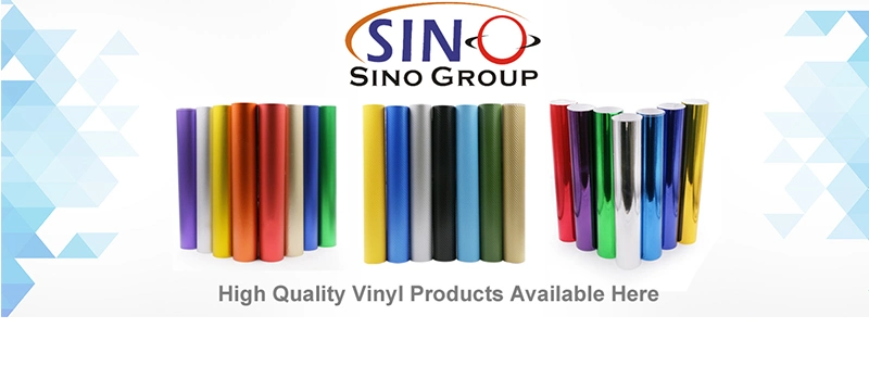 SINOVINYL High Tack Pet Material 12X60&quot; Transfer Film Black Grids Transparent Application Vinyl