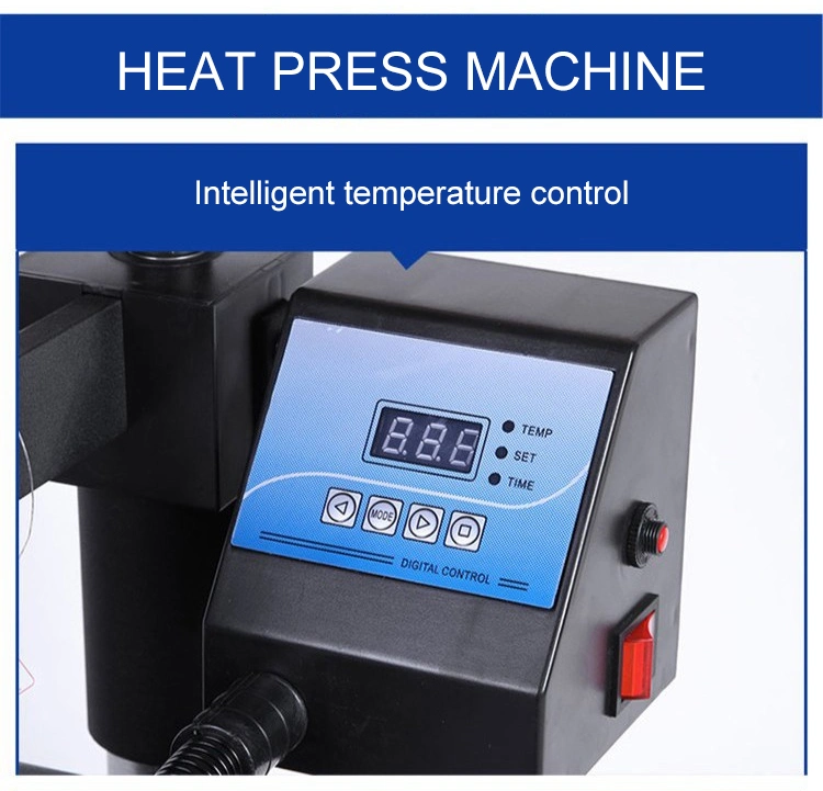 Sublimation Heat Press Machine Manual T-Shirt Mug Plate Base Hat Jigsaw Puzzle Heat Transfer Machinery